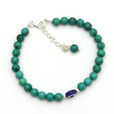 Evil eye & Tibetan Turquoise Beads Bracelet