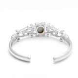 925 Sterling Silver Ethiopian Opal Cuff Bangle