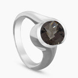 Natural Citrine Silver Rings