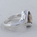 Natural Citrine Silver Rings