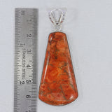 925 Sterling Silver Sponge Coral Pendant