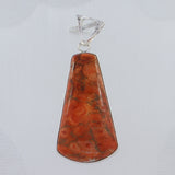 925 Sterling Silver Sponge Coral Pendant