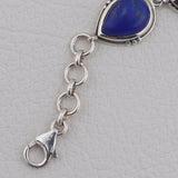 Lapis Lazuli Gemstone 925 Sterling Silver Pendant Set