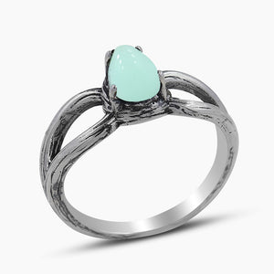 925 Sterling Silver Larimar Rings