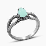 925 Sterling Silver Larimar Rings