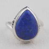 Lapis Lazuli Gemstone 925 Sterling Silver Pendant Set