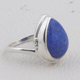 Lapis Lazuli Gemstone 925 Sterling Silver Pendant Set