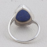 Lapis Lazuli Gemstone 925 Sterling Silver Pendant Set