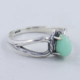 925 Sterling Silver Larimar Gifted Ring