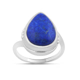 Lapis Lazuli Gemstone 925 Sterling Silver Pendant Set