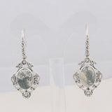 Moss Agate Gemstone 925 Sterling Silver Jewelry set