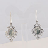 Moss Agate Gemstone 925 Sterling Silver Jewelry set