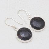 Blue Pietersite Silver Earrings
