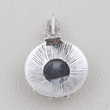 Dendritic Opal Gemstone 925 Sterling Silver Pendant Set