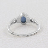 Natural Tanzanite Silver Ring