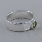 Rainbow Moonstone Silver Ring