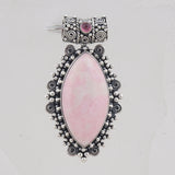 Pink Opal Gemstone 925 Sterling Silver Jewelry Set