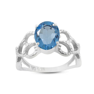 925 Sterling Silver Peridot Ring