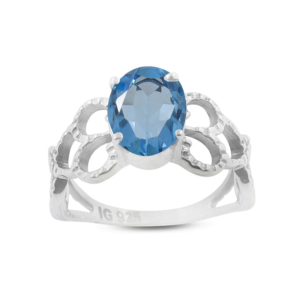 925 Sterling Silver Peridot Ring