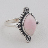 Pink Opal Gemstone 925 Sterling Silver Jewelry Set