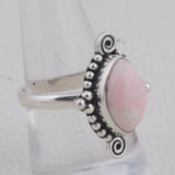 Pink Opal Gemstone 925 Sterling Silver Jewelry Set