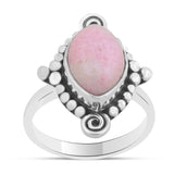 Pink Opal Gemstone 925 Sterling Silver Jewelry Set