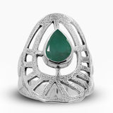 925 Sterling Silver Blue Topaz Rings