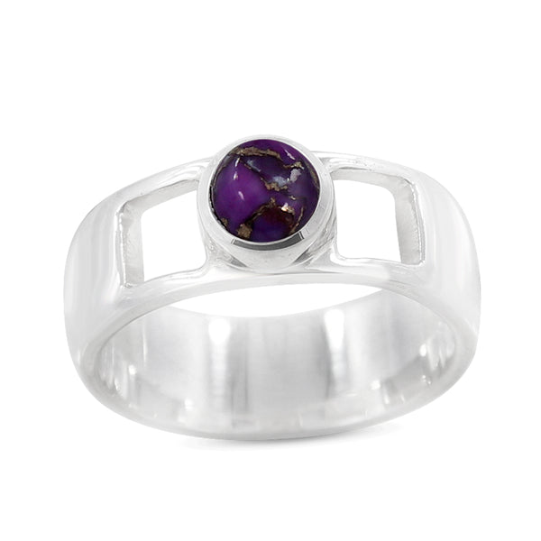 Rainbow Moonstone Silver Ring