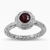925 Sterling Silver Smoky Quartz Rings