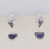 Tanzanite Raw Gemstone 925 Solid Silver Pendant Set