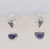 Tanzanite Raw Gemstone 925 Solid Silver Pendant Set