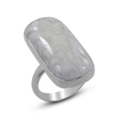 Scolecite Gemstone 925 Silver Ring Jewelry