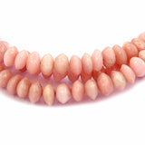 Pink Opal Gemstone Beaded Necklace