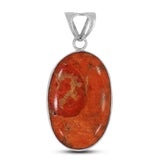 925 Sterling Silver Sponge Coral Pendant