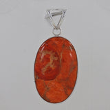 925 Sterling Silver Sponge Coral Pendant