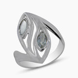 London Blue Topaz Silver Rings