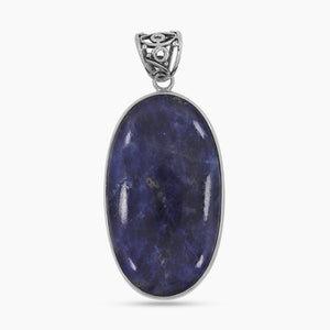925 Silver Sodalite Gemstone Pendants