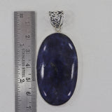 Blue Sodalite Gemstone 925 Sterling Silver Pendant