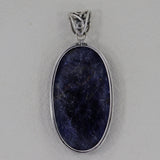 Blue Sodalite Gemstone 925 Sterling Silver Pendant