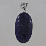 Blue Sodalite Gemstone 925 Sterling Silver Pendant