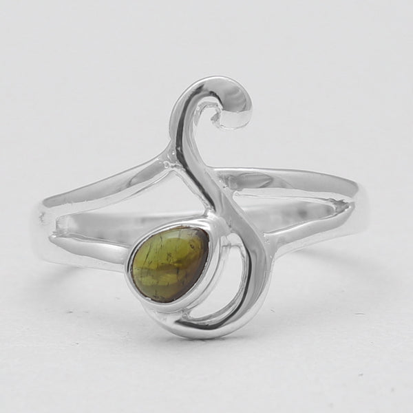 925 Sterling Silver Tourmaline Rings