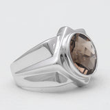925 Sterling Silver Smoky Quartz Rings