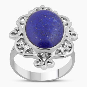 Lapis Lazuli Silver Pendant Sets