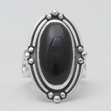 925 Sterling Silver Black Onyx Rings
