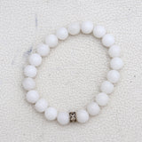 Natural Rainbow Moonstone Beads Bracelet