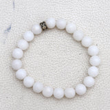 Natural Rainbow Moonstone Beads Bracelet