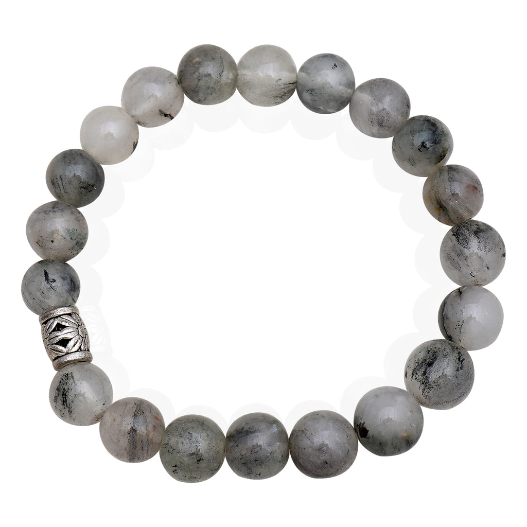 Black Rutile Beads Bracelets
