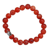 Natural Carnelian Beads Bracelet