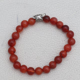 Natural Carnelian Beads Bracelet