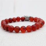 Natural Carnelian Beads Bracelet